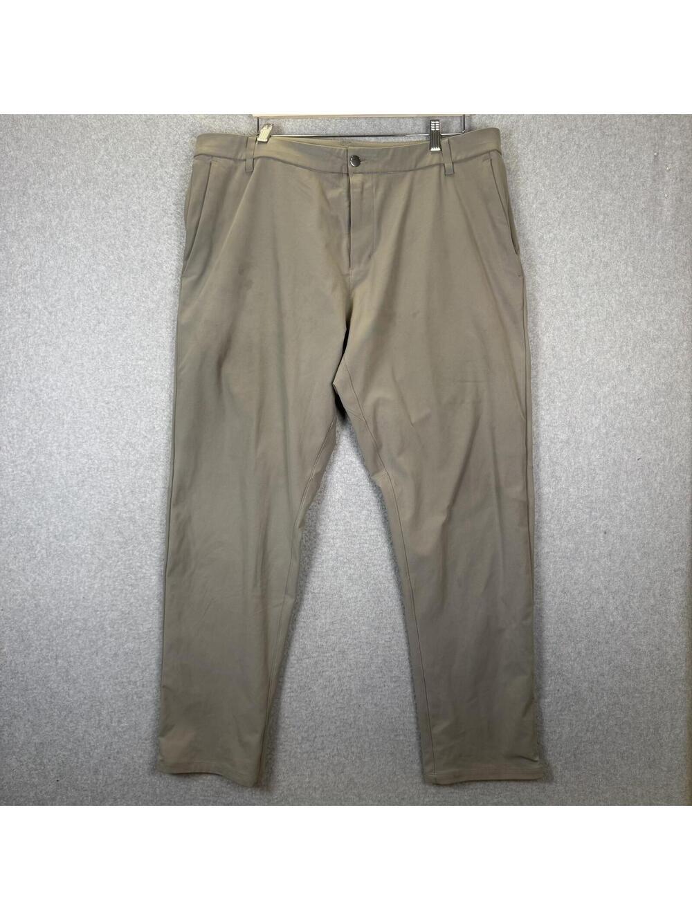 Lululemon Pants Men's 40x31 Tan Commission Slim Warpstreme Chino